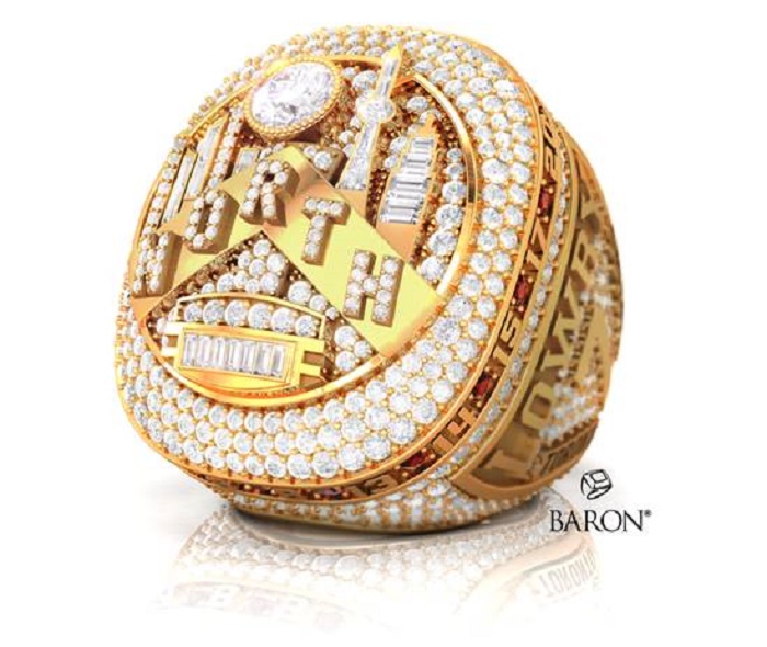 The Toronto Raptors championship ring.