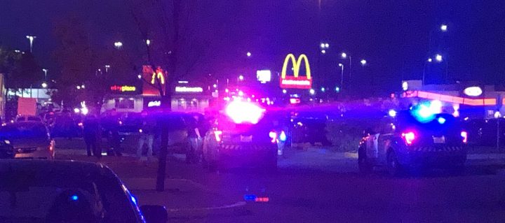 There was a large police presence in northeast Calgary on Sunday night.
