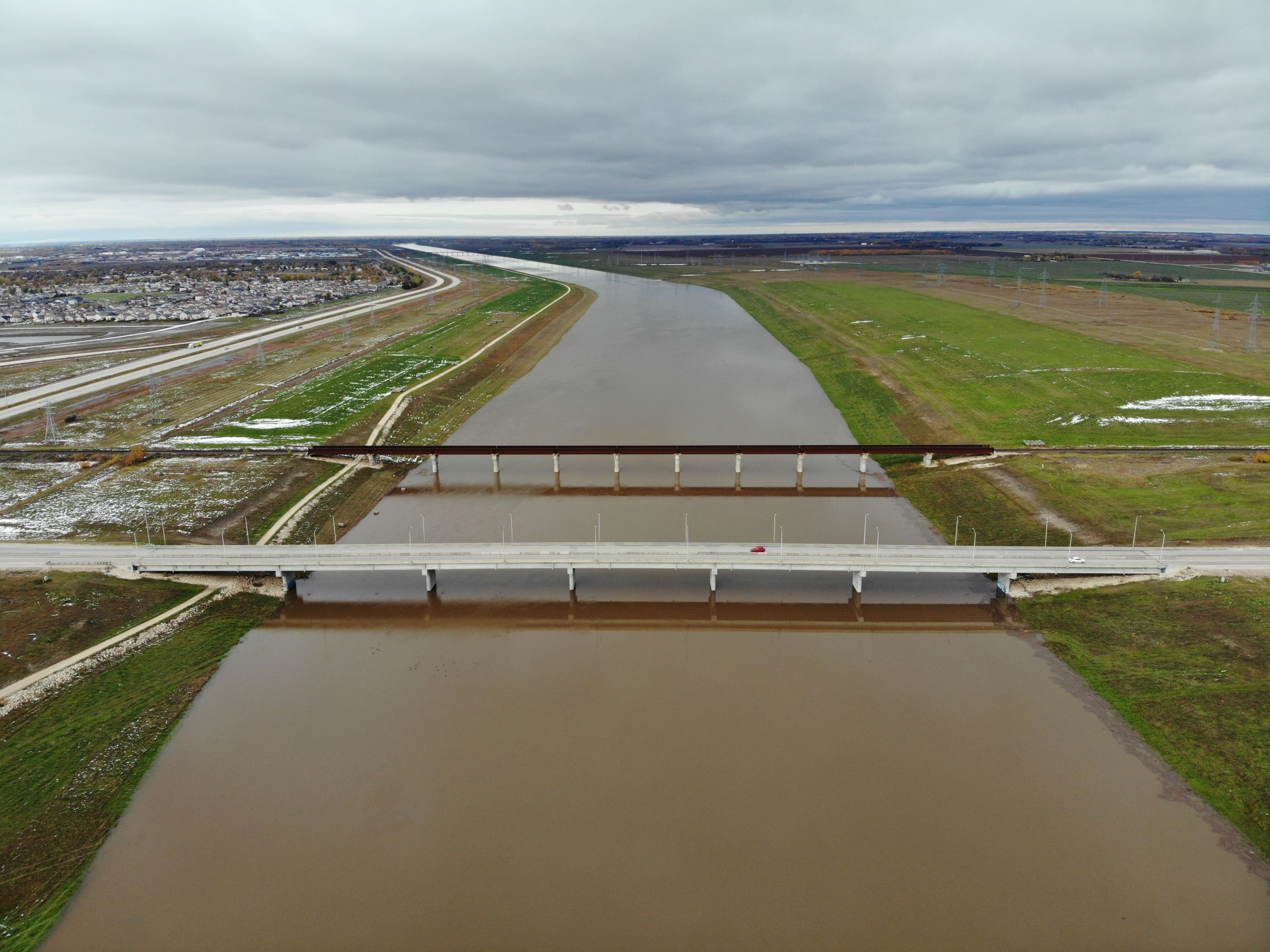 First Ever Fall Floodway Use Successful After Unprecedented Snowstorm   Img 0107 