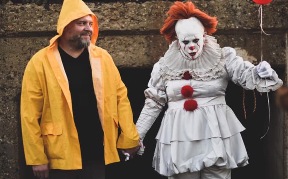 Oklahoma resident Maci Ann Tate had been planning her Pennywise costume since January.