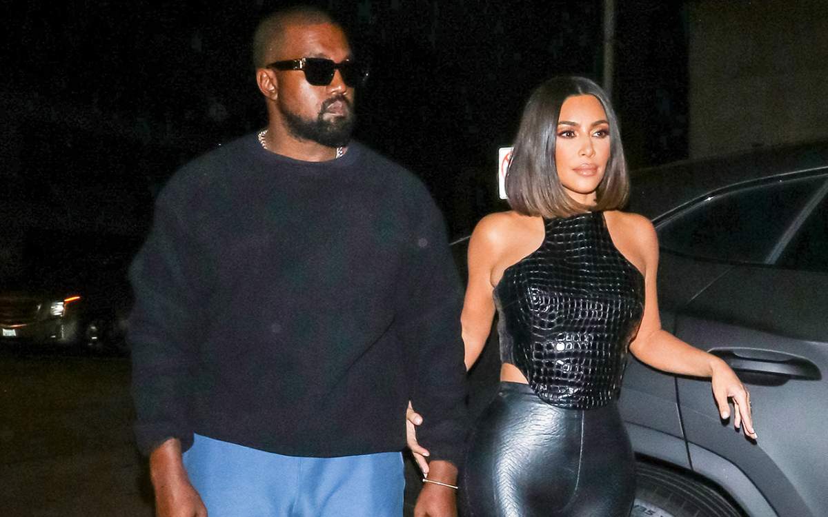 Kim Kardashian and Kanye West are seen on July 10, 2019 in Los Angeles, Calif.