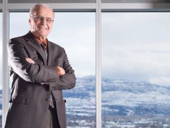 Al Stober’s legacy includes the city’s Landmark buildings along Highway 97 and the Tree of Hope display during Christmas.