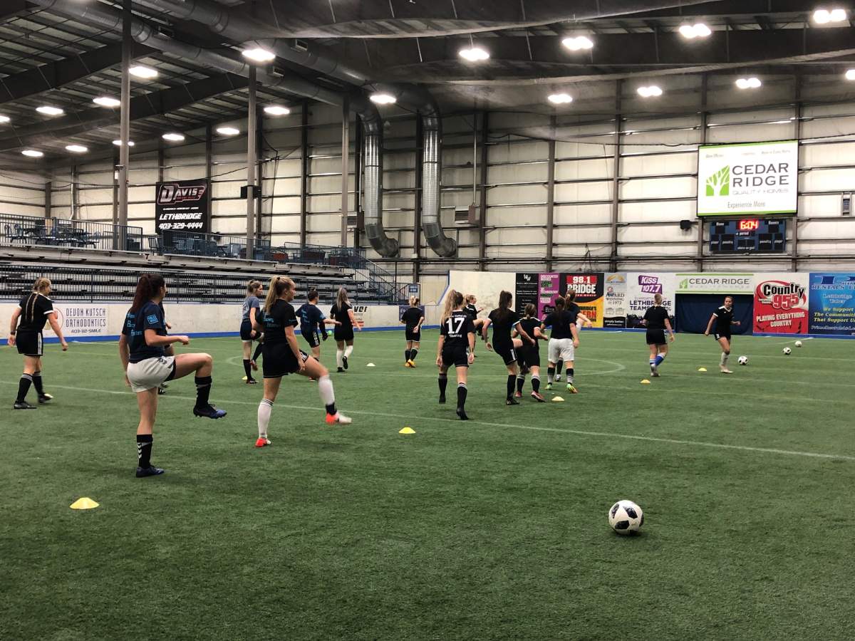 The Lethbridge College Kodiaks' women's soccer team prepares for games against the SAIT Trojans and Olds College Broncos this weekend. 