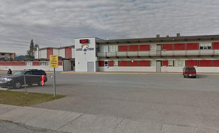 Laurie Middle School in Cranbrook, B.C., was locked down after a weapon warning on Oct. 24, 2019.