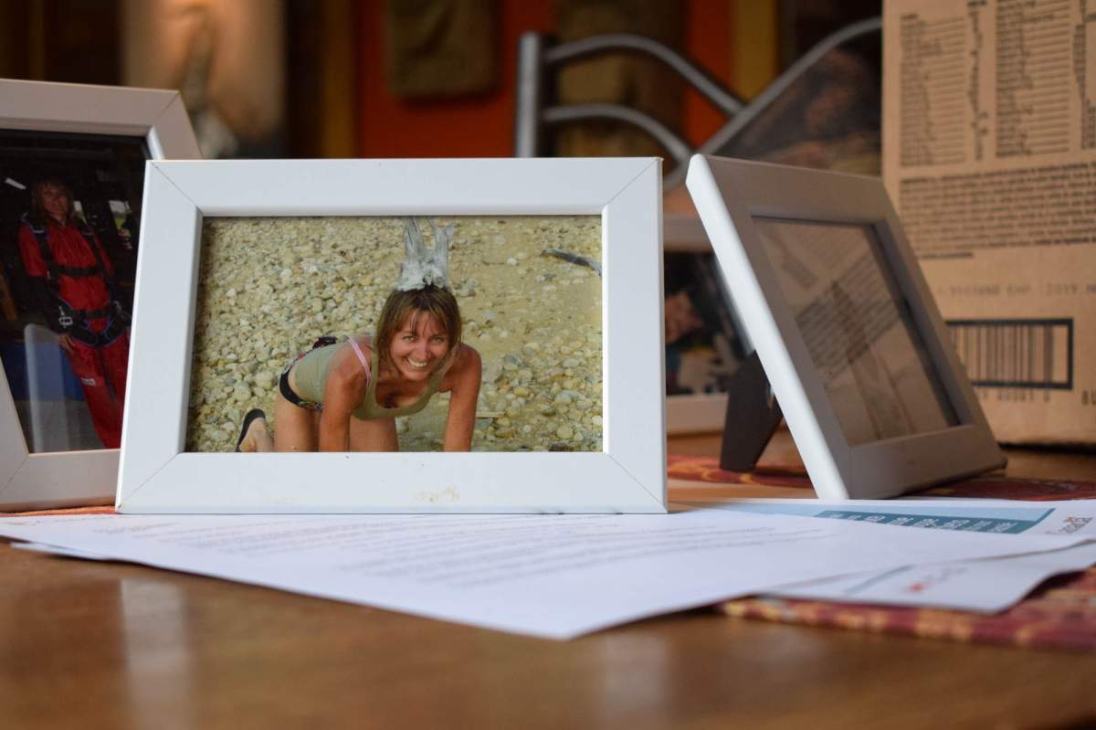 A photo of Jacques Mathurin’s wife, Carole Paquin, who recently died after a battle with Lou Gehrig’s disease, or ALS (amyotrophic lateral sclerosis).