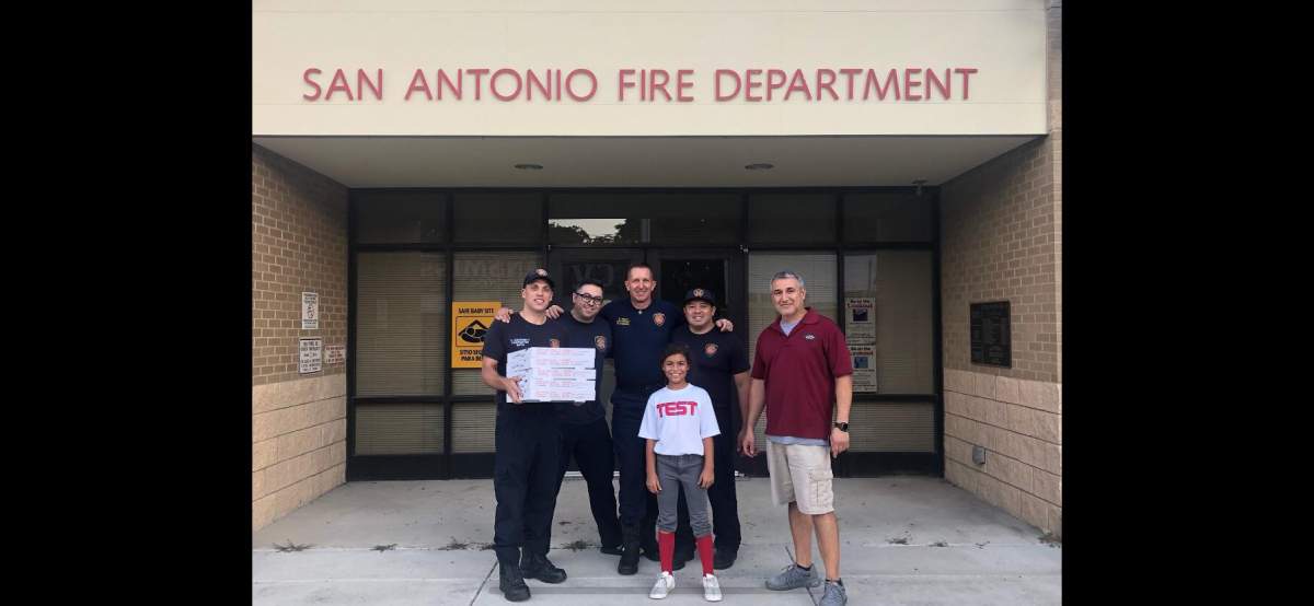Firefighters in San Antonio, Tex., received a special pizza delivery after a phone number mix-up.