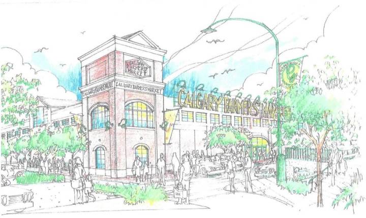 Construction at the Calgary Farmer’s Market second location in the northwest is officially underway.