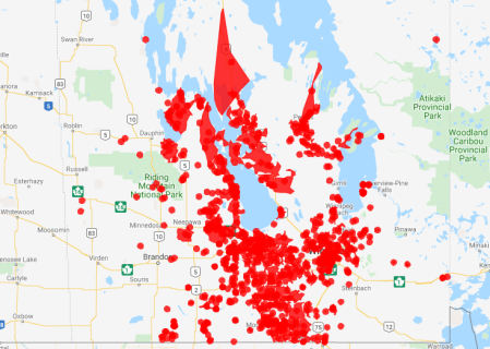 outages dig snowstorm manitobans