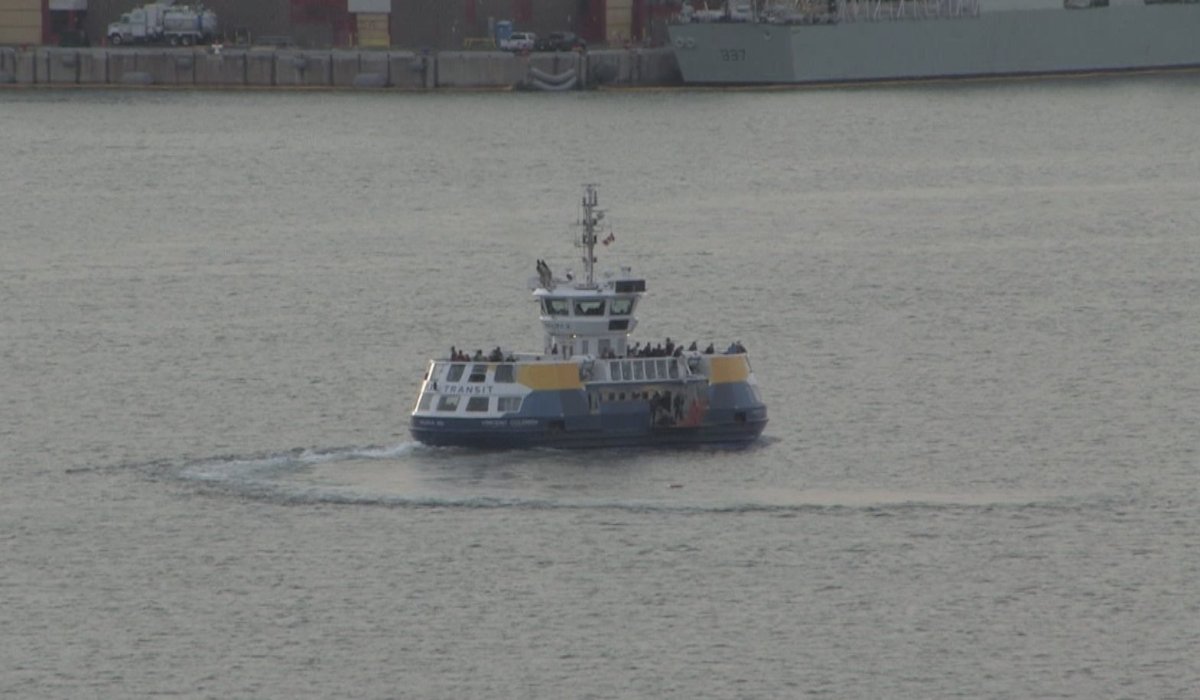 Crew members of the Vincent Coleman rescued a passenger after he went overboard into the Halifax Harbour on Oct. 9, 2019. 