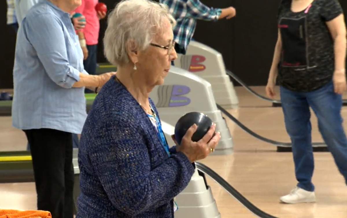 Pat Colborne marked her 100th birthday Tuesday by bowling with friends.
