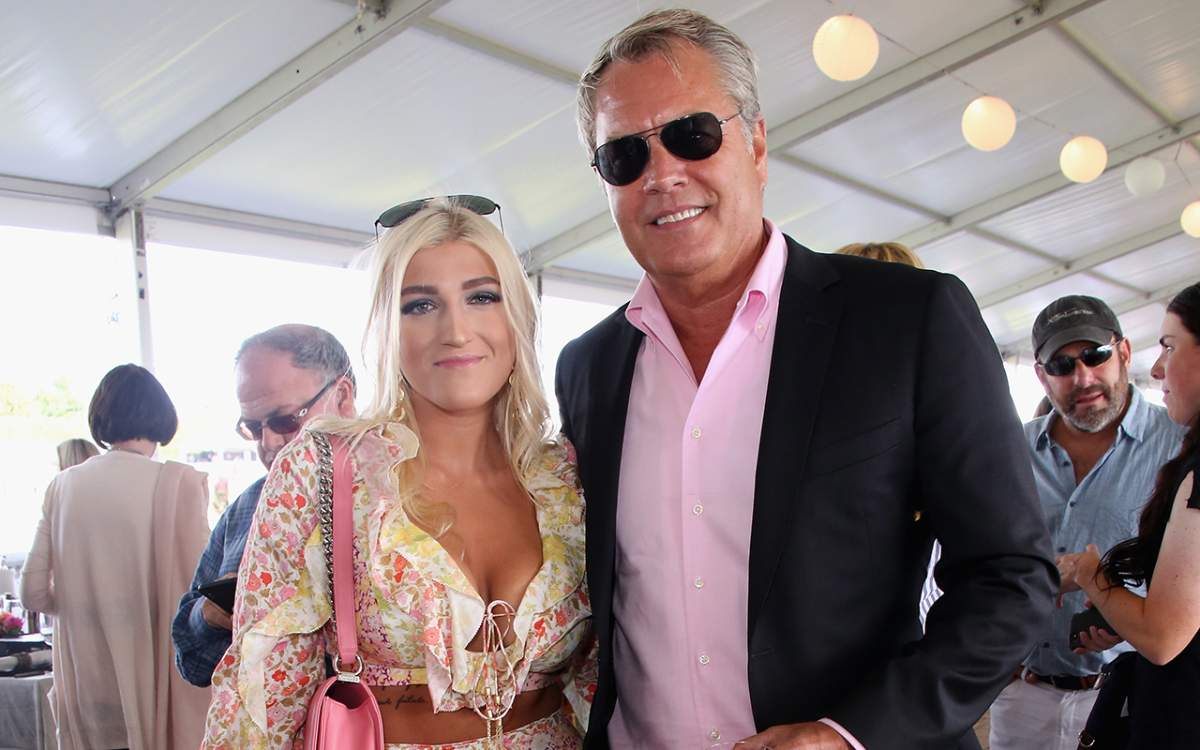 Alba Jancou and Peter Cook at the Hampton Classic Horse Show Grand Prix, on Sept. 1, 2019 in Bridgehampton, New York. 