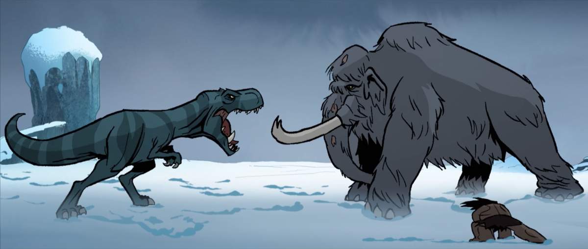 Genndy Tartakovsky’s upcoming animated series, ‘Primal,’ which debuts on Adult Swim Oct. 7, 2019.