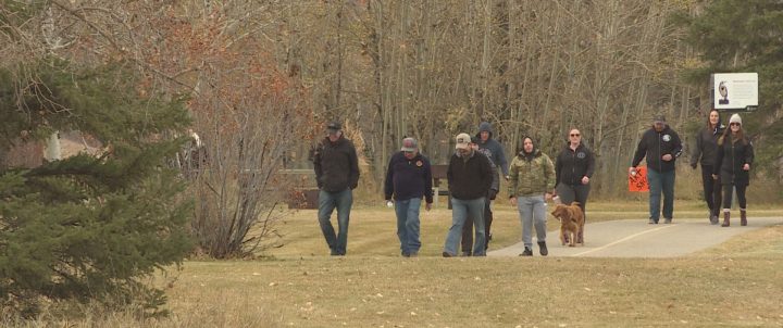 A walk for veterans was held in Calgary on Saturday, Oct. 19, 2019.