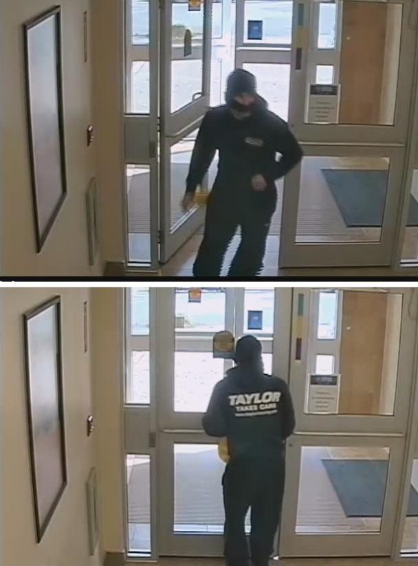 Police say this man robbed the Heritage Credit Union in Dartmouth on Oct. 25.