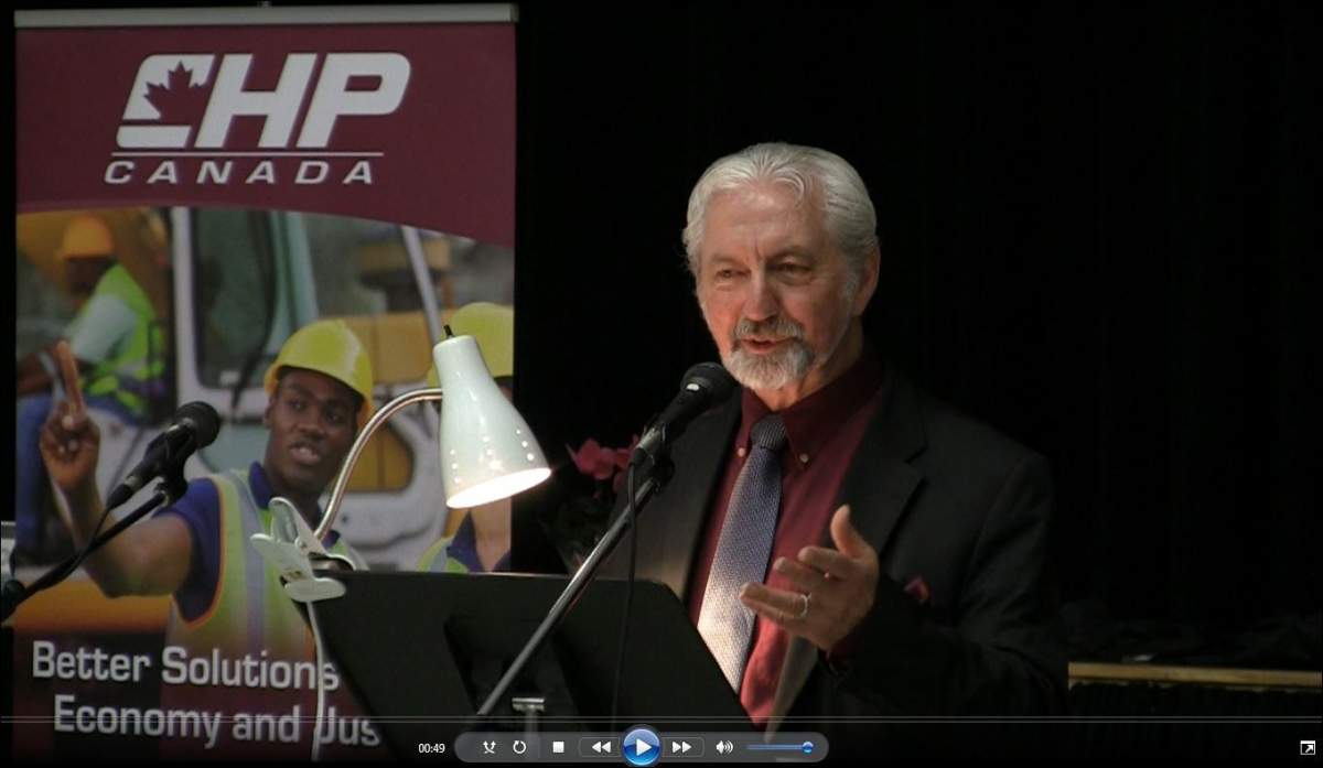 Rod Taylor, leader of the Christian Heritage Party.