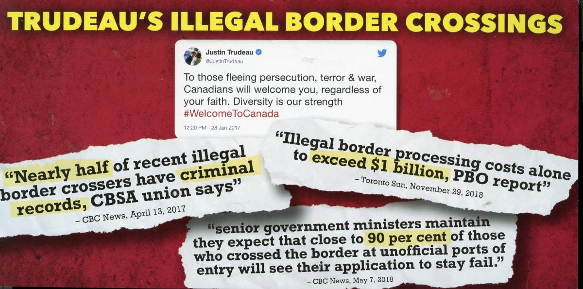 Campaign flyer sent by Conservative candidate Bob Saroya to voters.