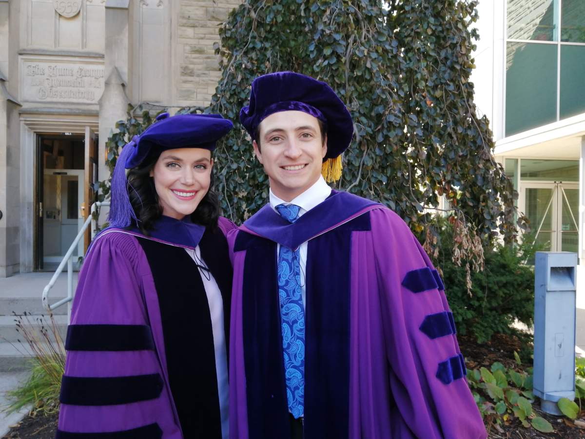 Tessa Virtue and Scott Moir received honorary Doctor of Law degrees from Western University during the institution's 314th convocation.
