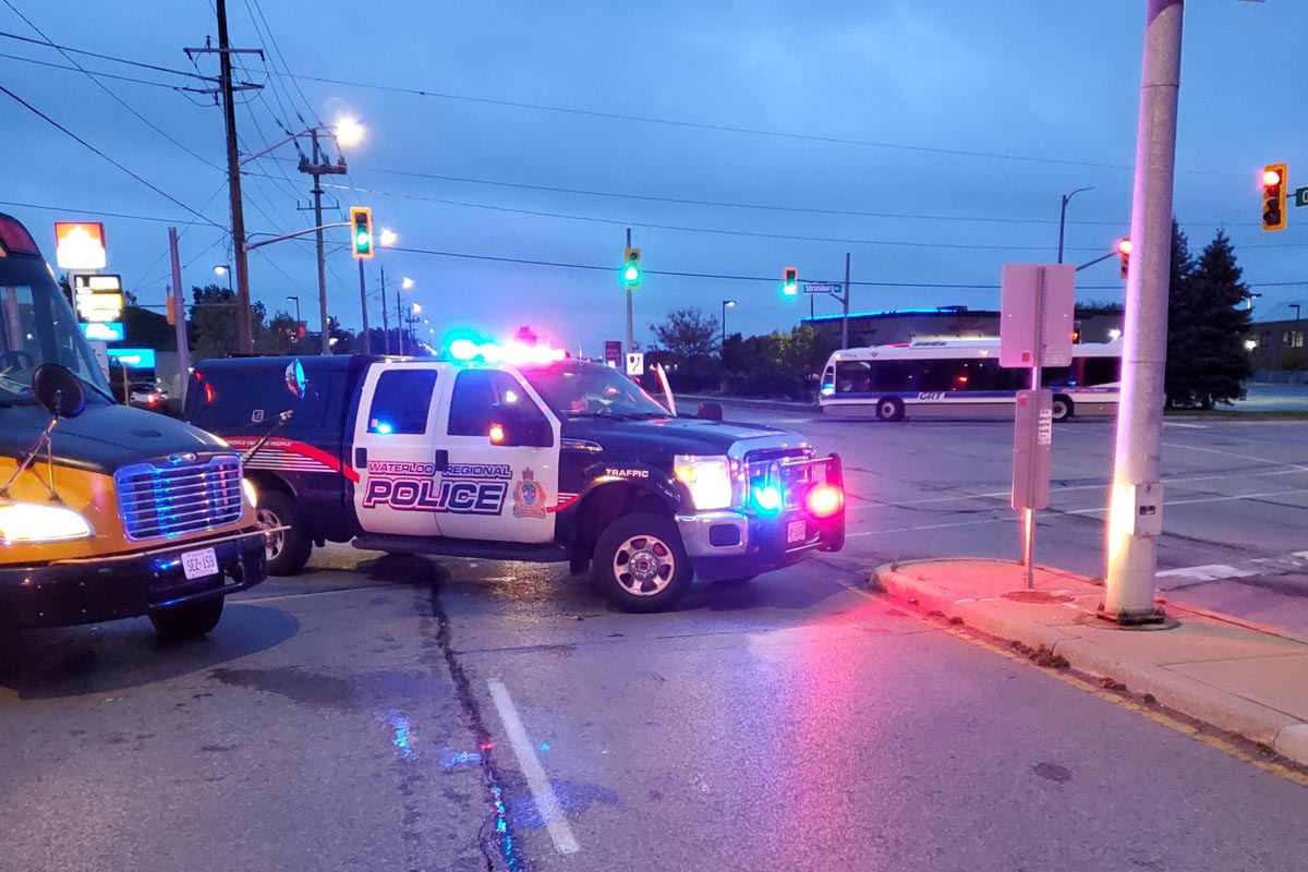 Police were called to the intersection just before 7 a.m.