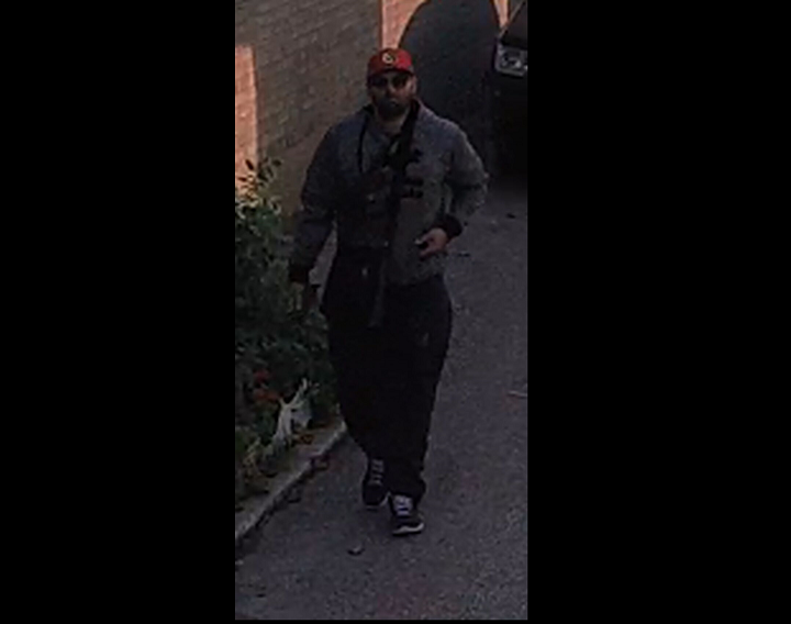 Police released this image of a suspect wanted in connection with the incident.