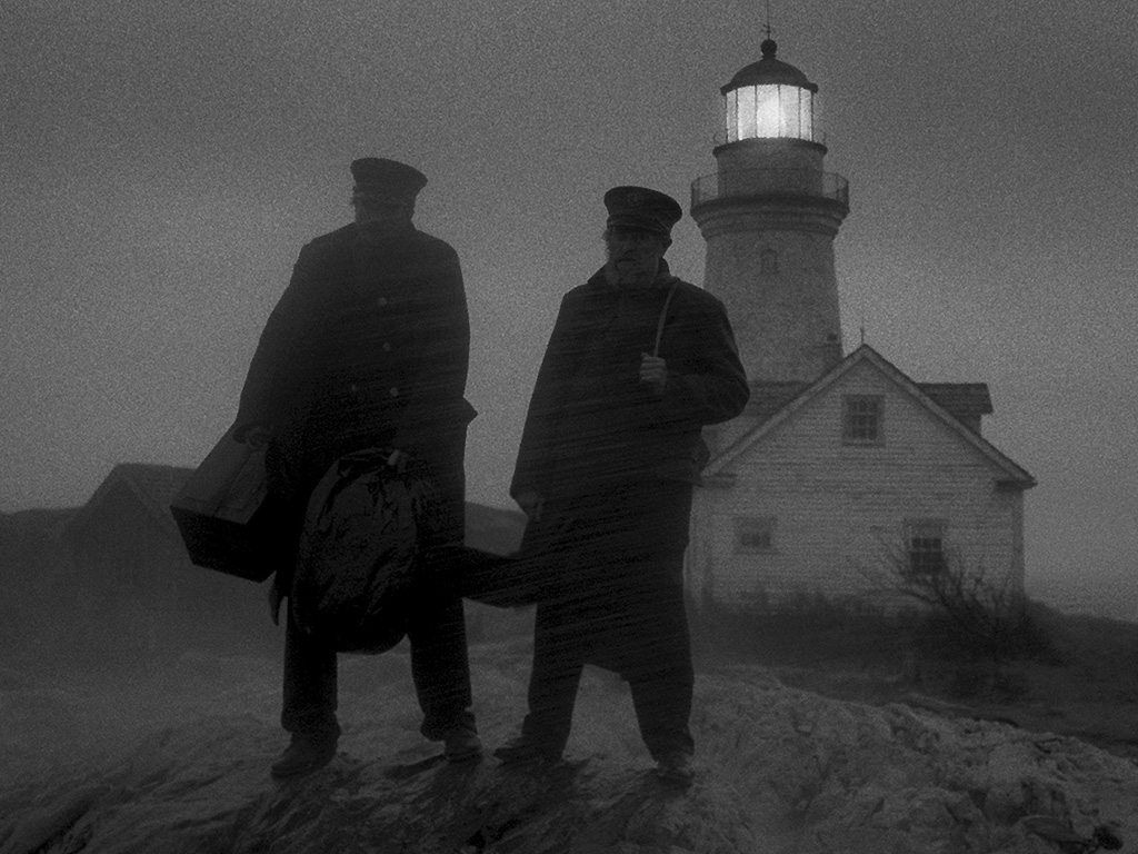 Willem Dafoe and Robert Pattinson in ‘The Lighthouse.’