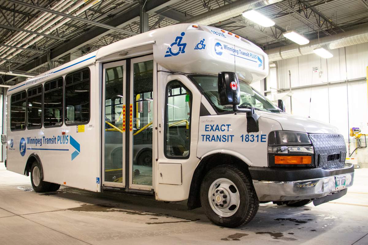 A Transit Plus vehicle.