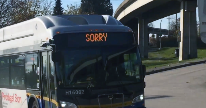 Работата може да наруши някои автобусни услуги на Metro Vancouver още в събота