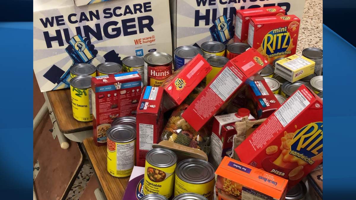 St. Thomas More Catholic Secondary School in Hamilton is joining hundreds of volunteers in a drive to collect 100,000 pounds of food.