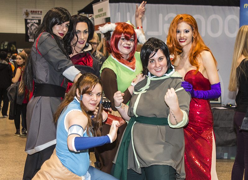 Cosplayers dressed up at the now-defunct Central Canada Comic Con.