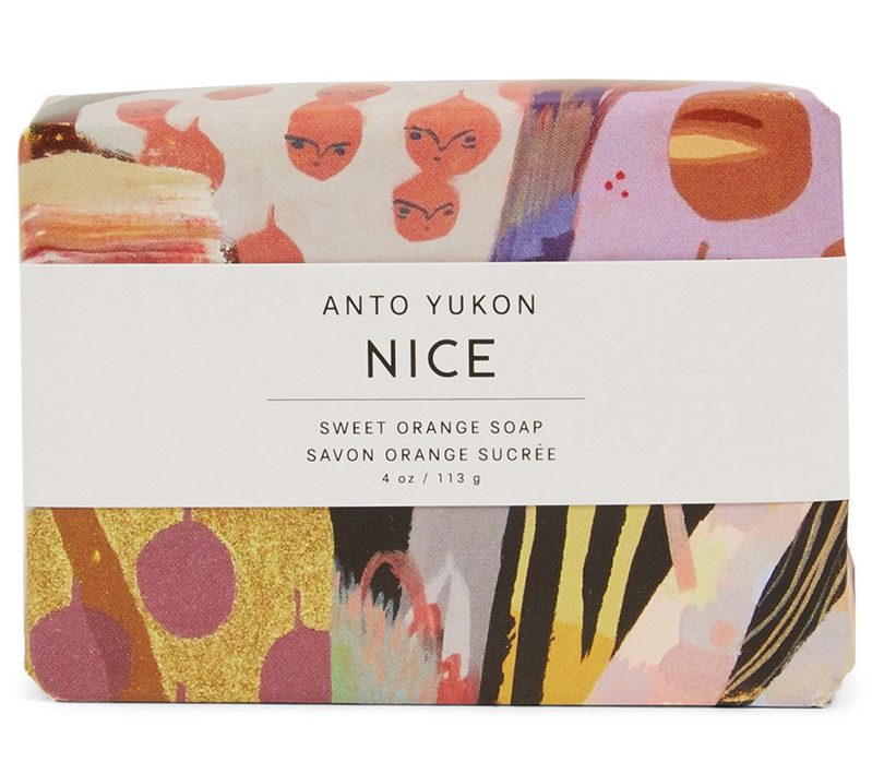 “Nice” sweet orange soap bar, $10, available at Holt Renfrew