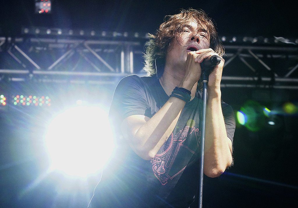 Moist frontman David Usher in Montreal, on Sept. 24, 2017.