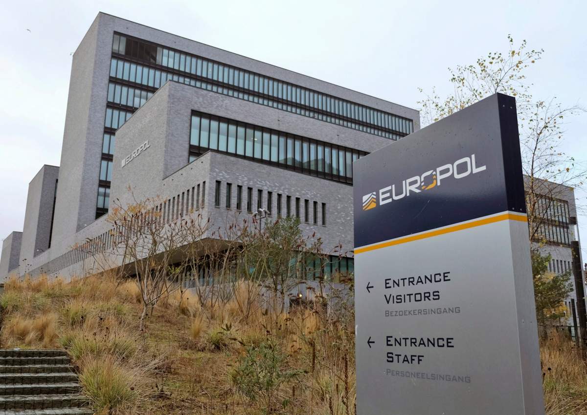 This Friday, Dec. 2, 2016 file photo shows the headquarters of Europol in The Hague, Netherlands.