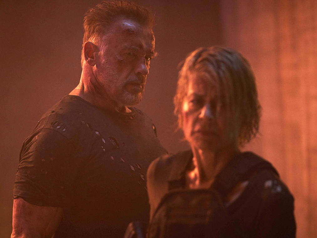 'Terminator: Dark Fate': (L-R) Arnold Schwarzenegger and Linda Hamilton.