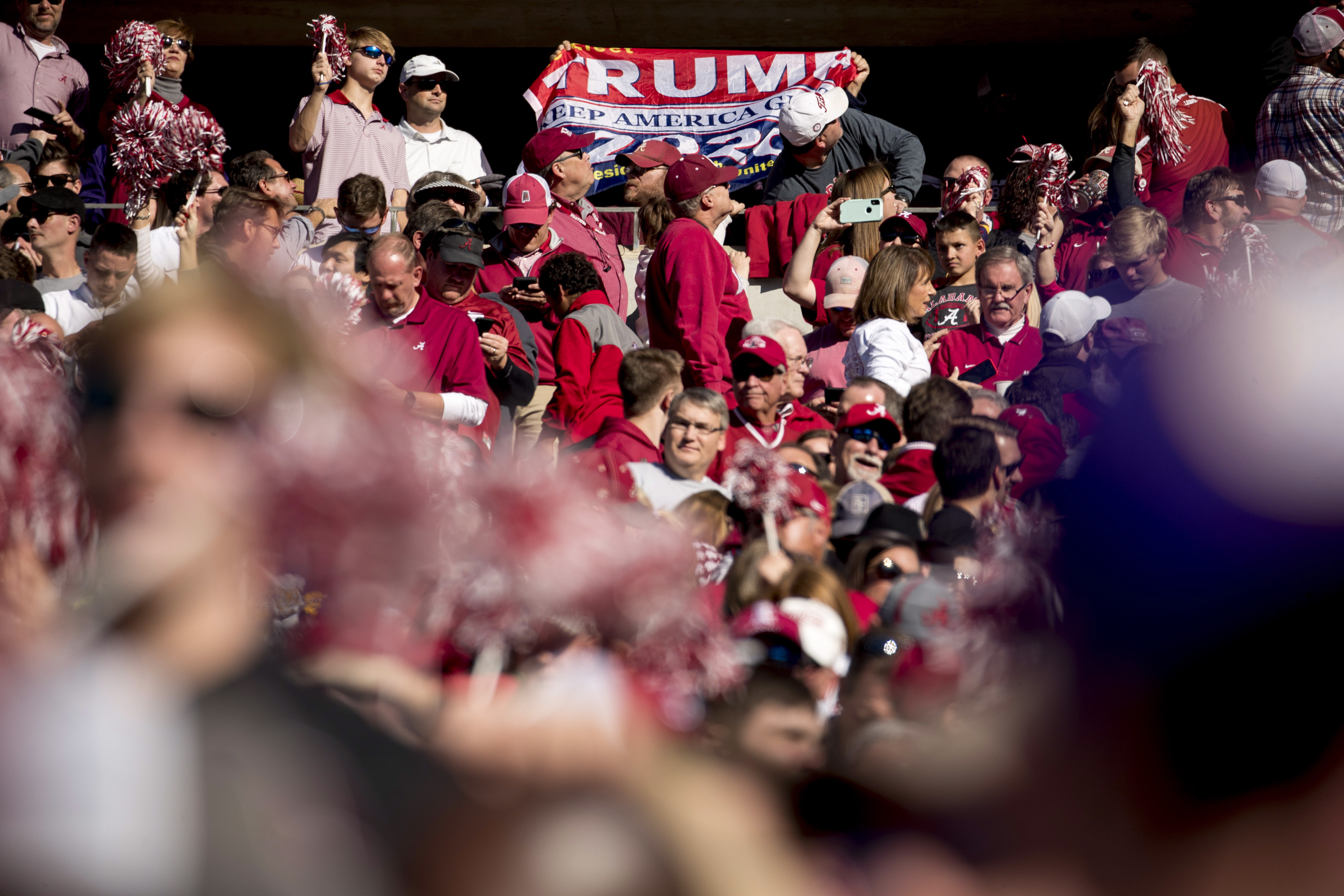 LSU QB on Trump attending Bama game: 'Regardless of your political