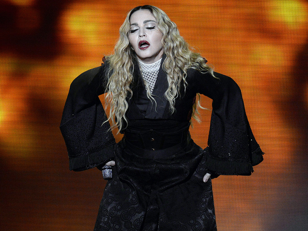 Madonna performs on stage during a concert as part of her Rebel Heart tour in Zurich, Switzerland on Dec. 12, 2015.