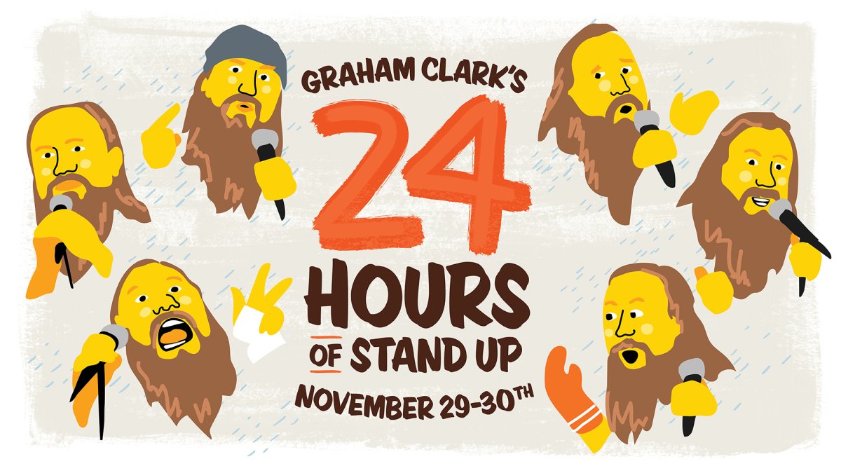 Graham Clark’s 24 hours of Standup Comedy - image