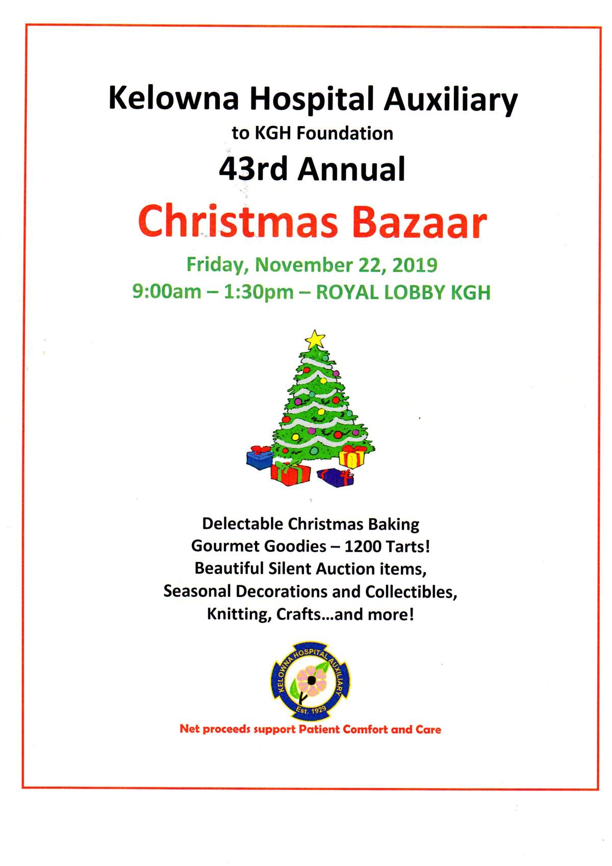 Christmas Bazaar hosted by Kelowna Hospital Auxiliary - image