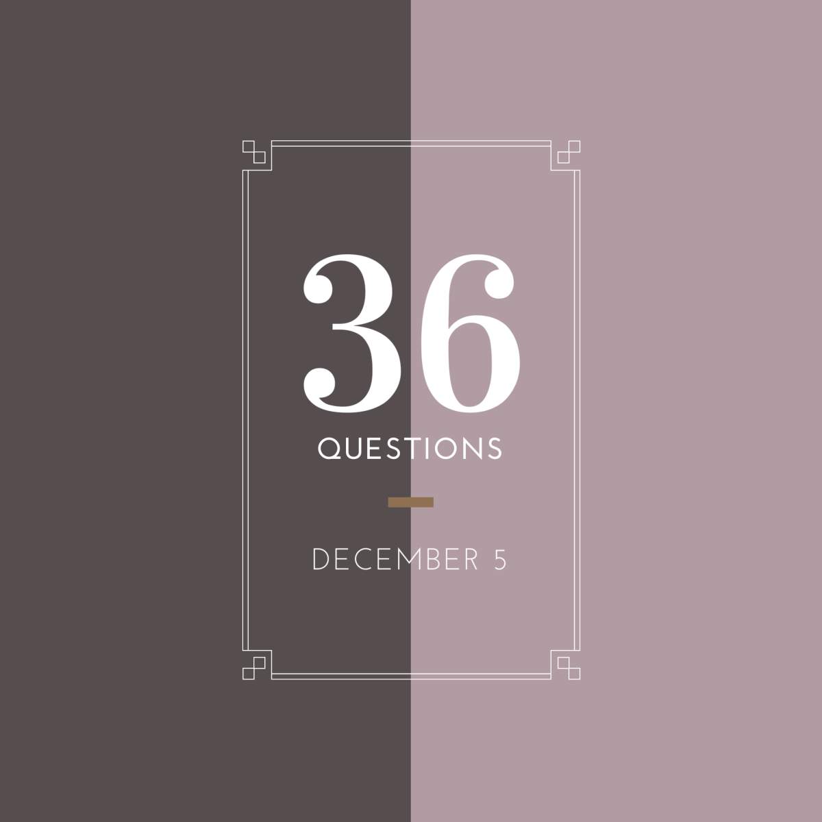 36 Questions - image