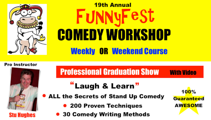 Stand Up Comedy WORKSHOP, Comedy Writing & Public Speaking - image