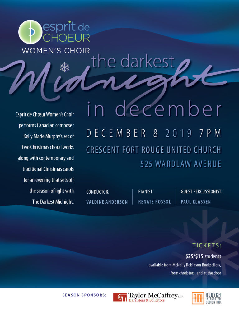ESPRIT DE CHOEUR presents The Darkest Midnight in December - image