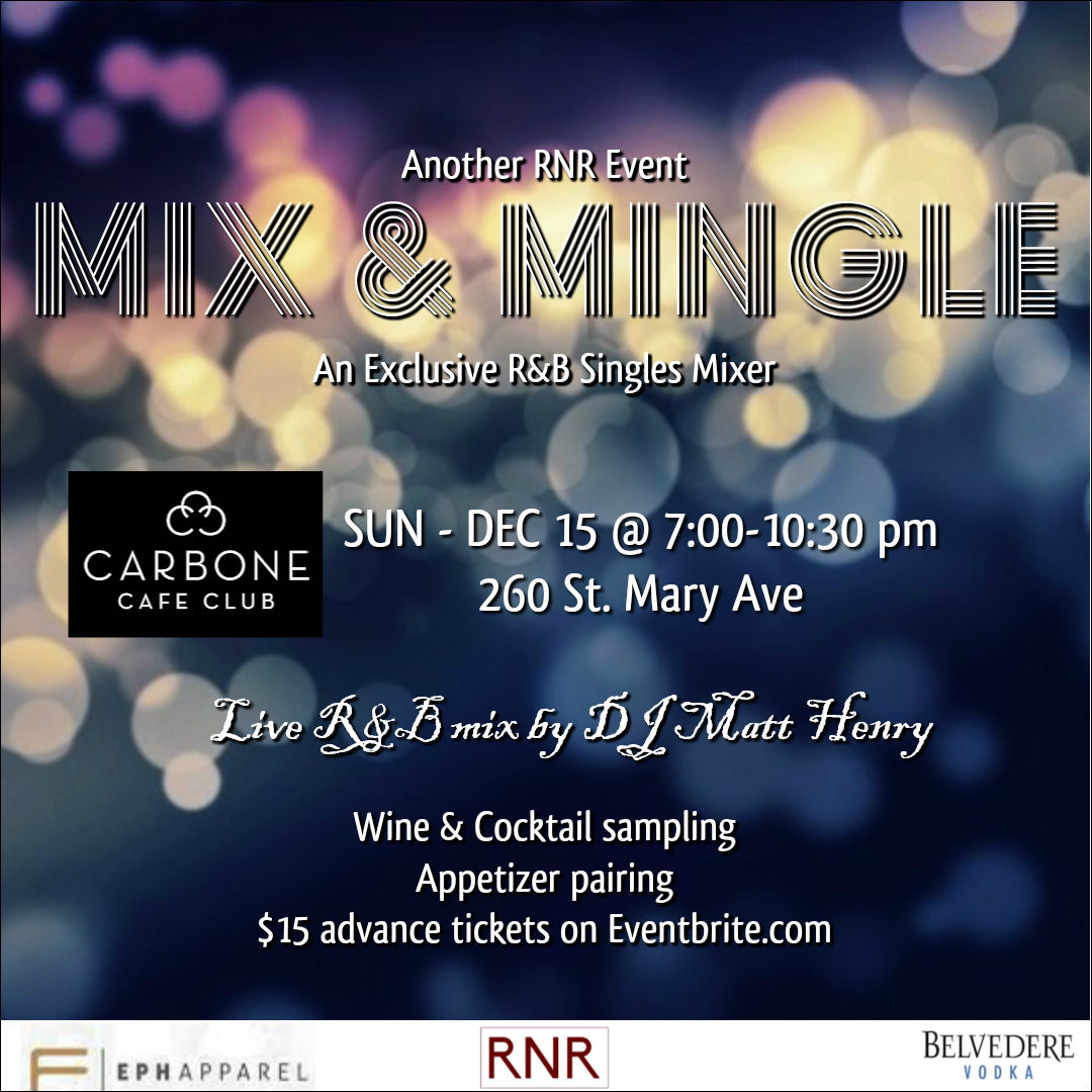 MIX & MINGLE: An Exclusive R&B Singles Mixer - image