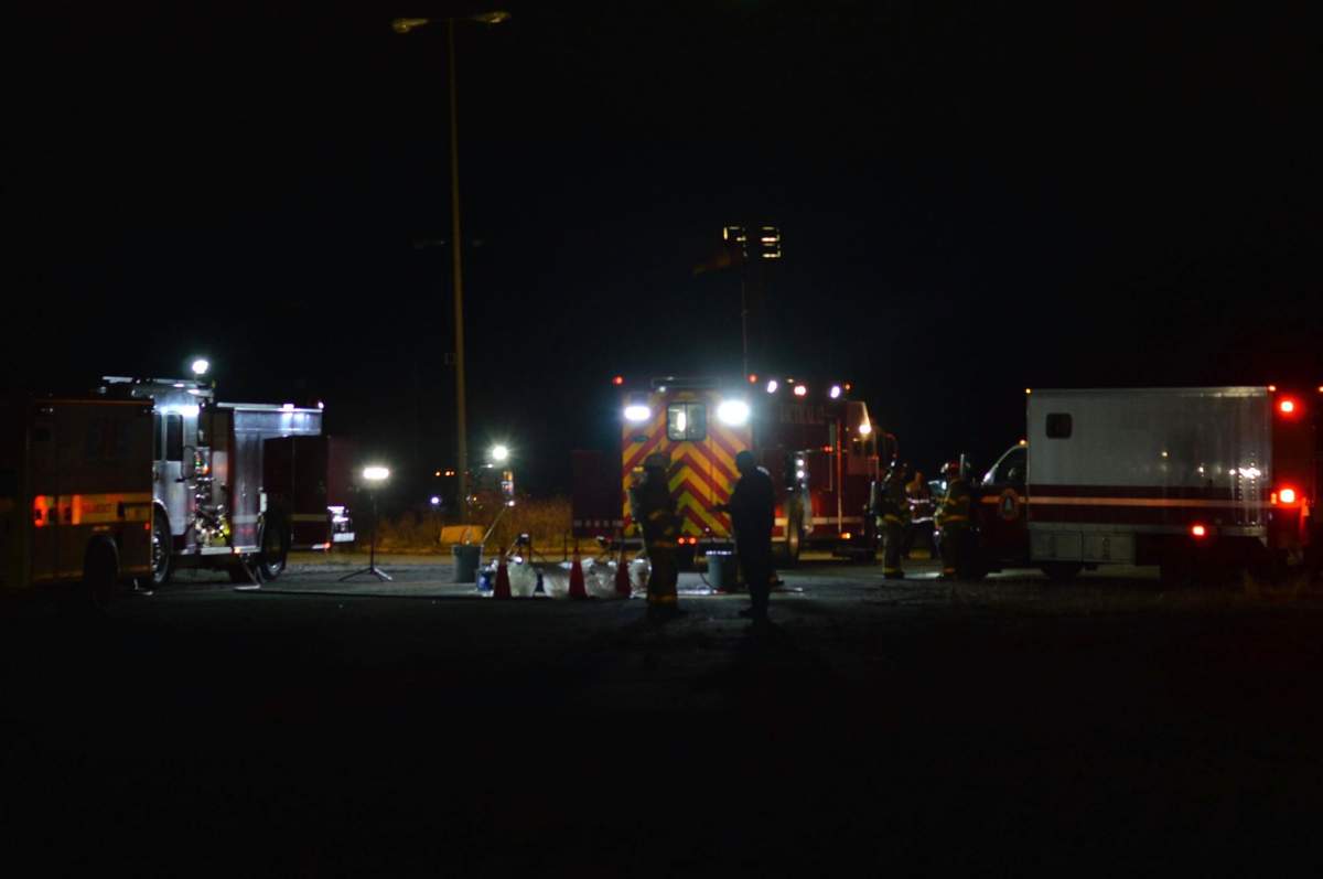 Halifax fire crews respond to a chemical exposure at the Portland Street Sobeys on Nov. 21, 2019.