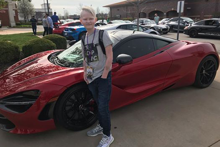 Alec Ingram, 14, is shown in this photo posted online on Oct. 25, 2019.