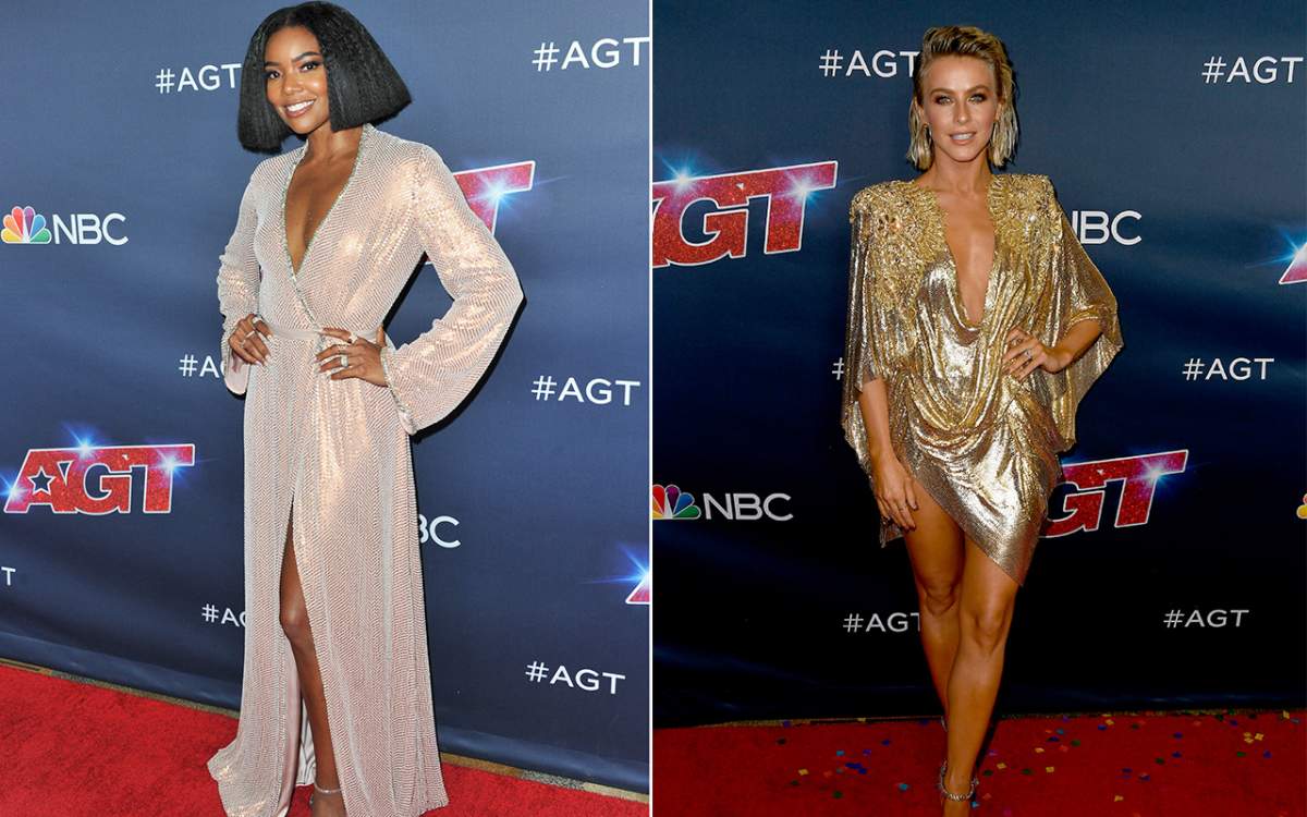 (L-R): Gabrielle Union and Julianne Hough.