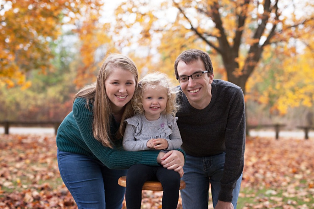 Jenna, Chloe and Dan Armstrong.
