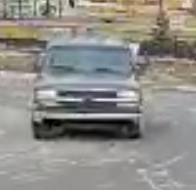 Calgary police are looking for the driver of this truck seen near three house fires being investigated as cases of arson in Calgary in early November.