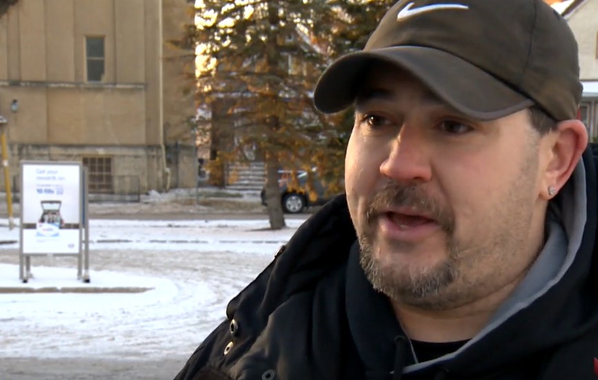 Edward Fitzgerald and his kids were in the West End 7-11 when it was robbed Thursday.