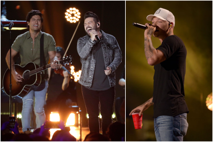 Dan + Shay (left) and Kane Brown (right) were slated to perform at the 2020 Country Thunder Music Festival.