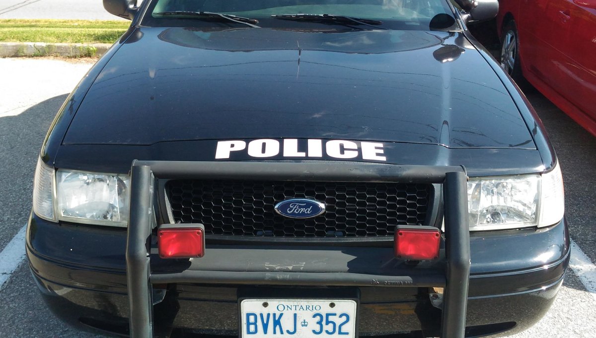 Brantford police patrol car.