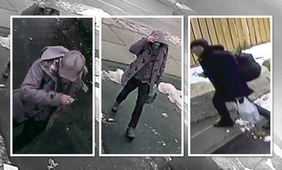 Police are searching for a man they believe broke into three Hamilton Mountain homes on Monday.