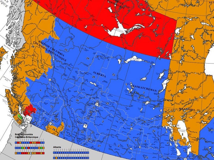 A map showing the results from the 2019 federal election.